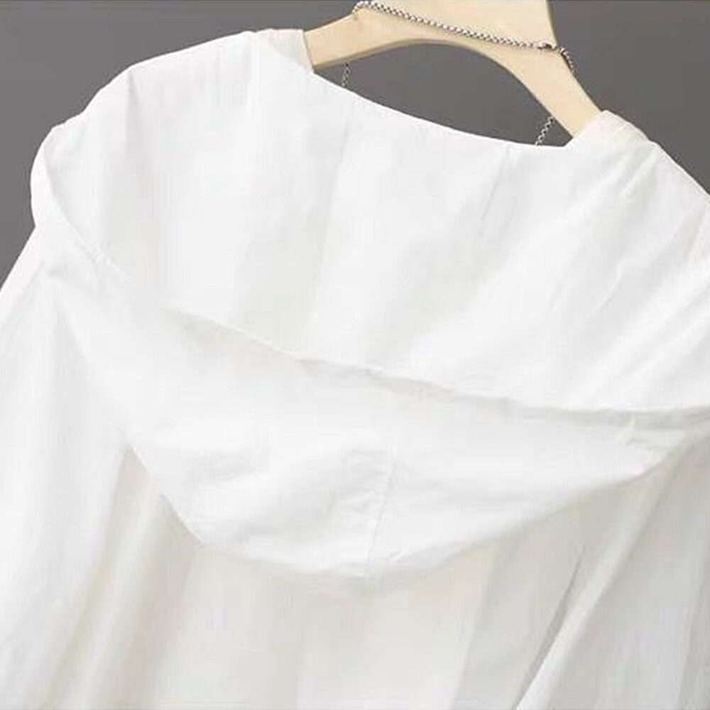 【台灣發貨】韓版輕薄冰絲速乾防曬外套 外套 防曬外套 女裝 上衣 衣服【J392】-細節圖8