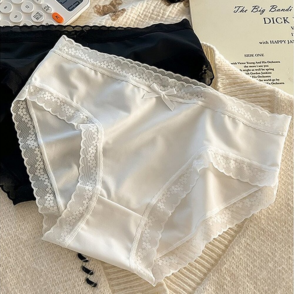 【台灣發貨】韓版奶油色超薄冰絲無痕內褲【U33】-細節圖5
