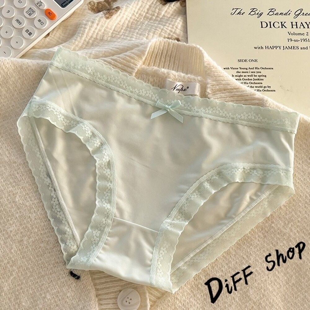 【台灣發貨】韓版奶油色超薄冰絲無痕內褲【U33】-規格圖9