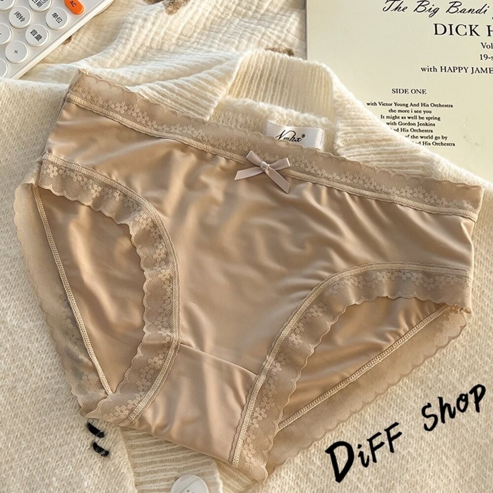 【台灣發貨】韓版奶油色超薄冰絲無痕內褲【U33】-規格圖9