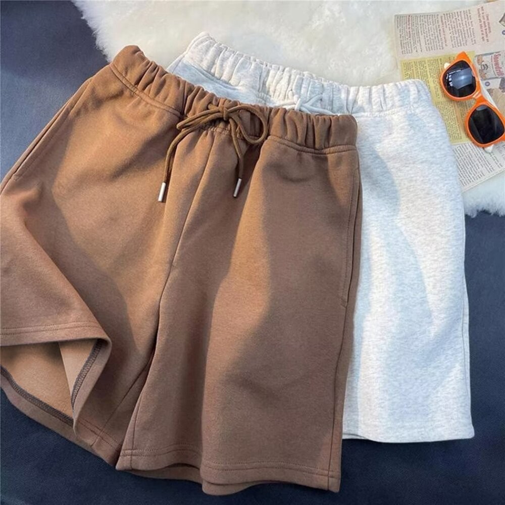 【台灣發貨】韓版寬鬆休閒運動褲 短褲 褲子 男裝【P381】-細節圖2