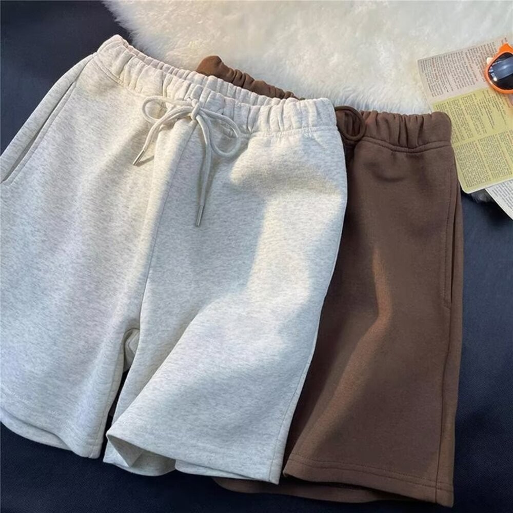 【台灣發貨】韓版寬鬆休閒運動褲 短褲 褲子 男裝【P381】-細節圖3