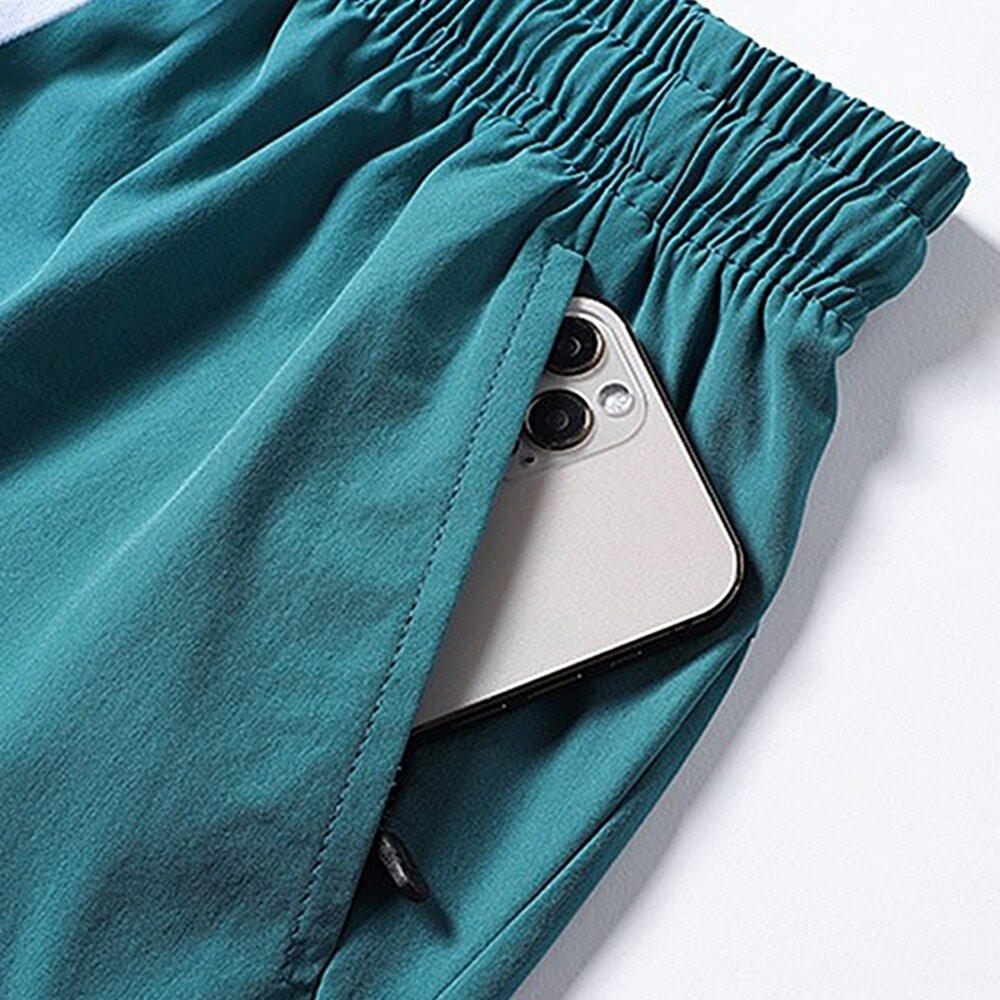 【台灣發貨】韓版夏季薄款速乾跑步短褲 短褲 褲子 男裝【P377】-細節圖4