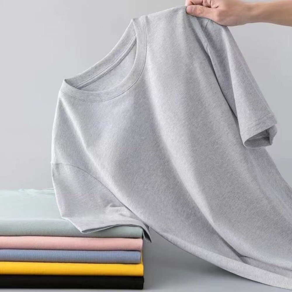 【台灣發貨】韓版夏季薄款經典百搭男生短袖上衣 衣服 男裝 t恤 短袖t恤 上衣【T657】-細節圖4