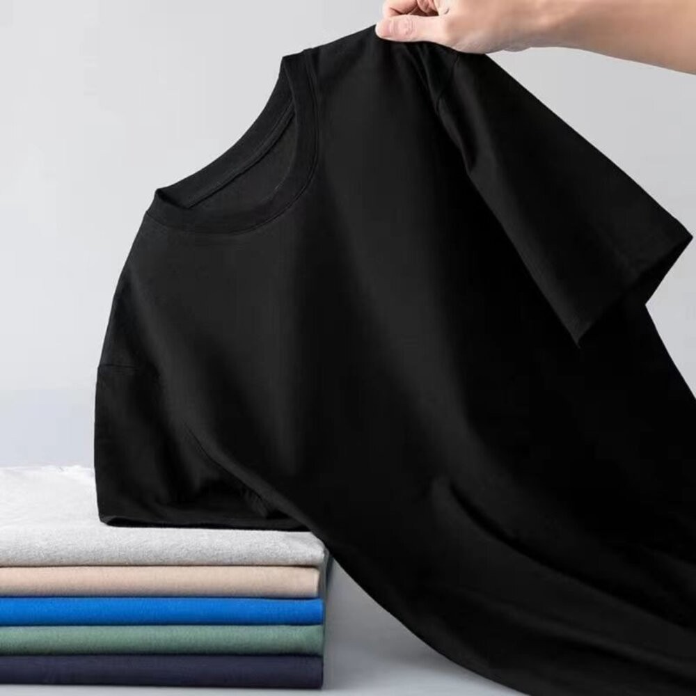 【台灣發貨】韓版夏季薄款經典百搭男生短袖上衣 衣服 男裝 t恤 短袖t恤 上衣【T657】-細節圖8