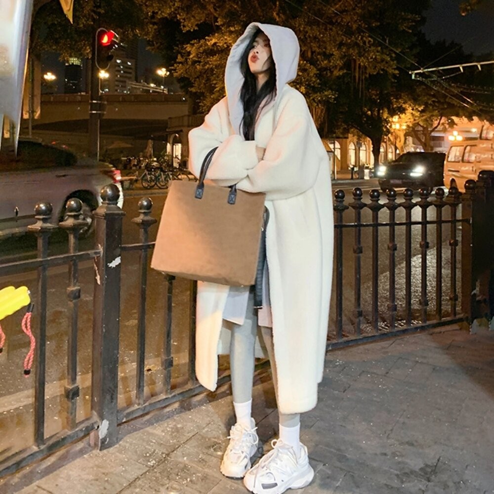 【台灣發貨】韓版連帽寬鬆外套 外套 防曬外套 女裝 上衣 衣服【J381】-細節圖4
