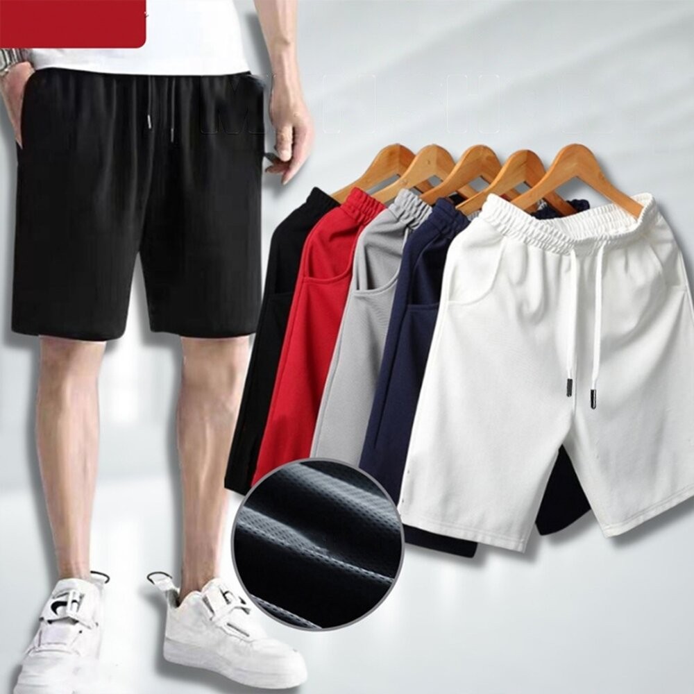 【台灣發貨】韓版寬鬆直筒運動短褲 短褲 褲子 男裝【P348】-細節圖2