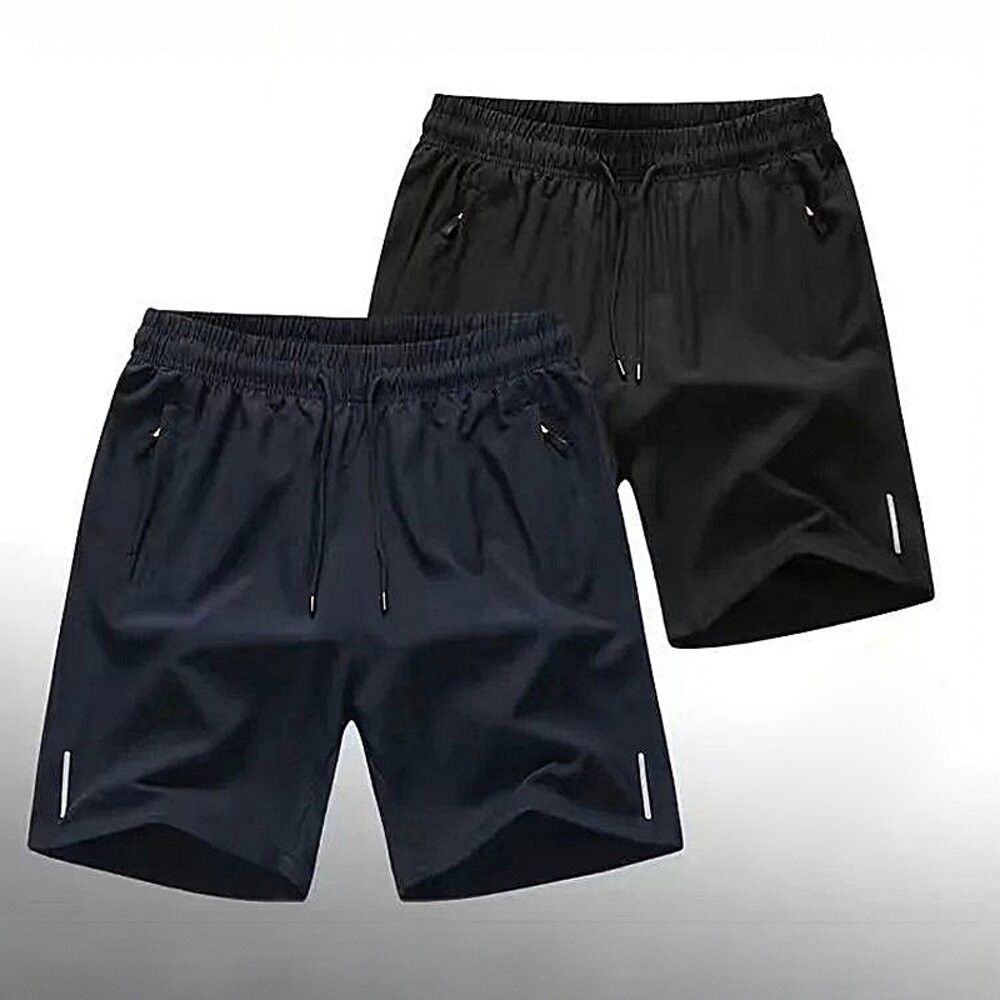 【台灣發貨】韓版冰絲透氣運動短褲 短褲 褲子 男裝【P339】-細節圖9