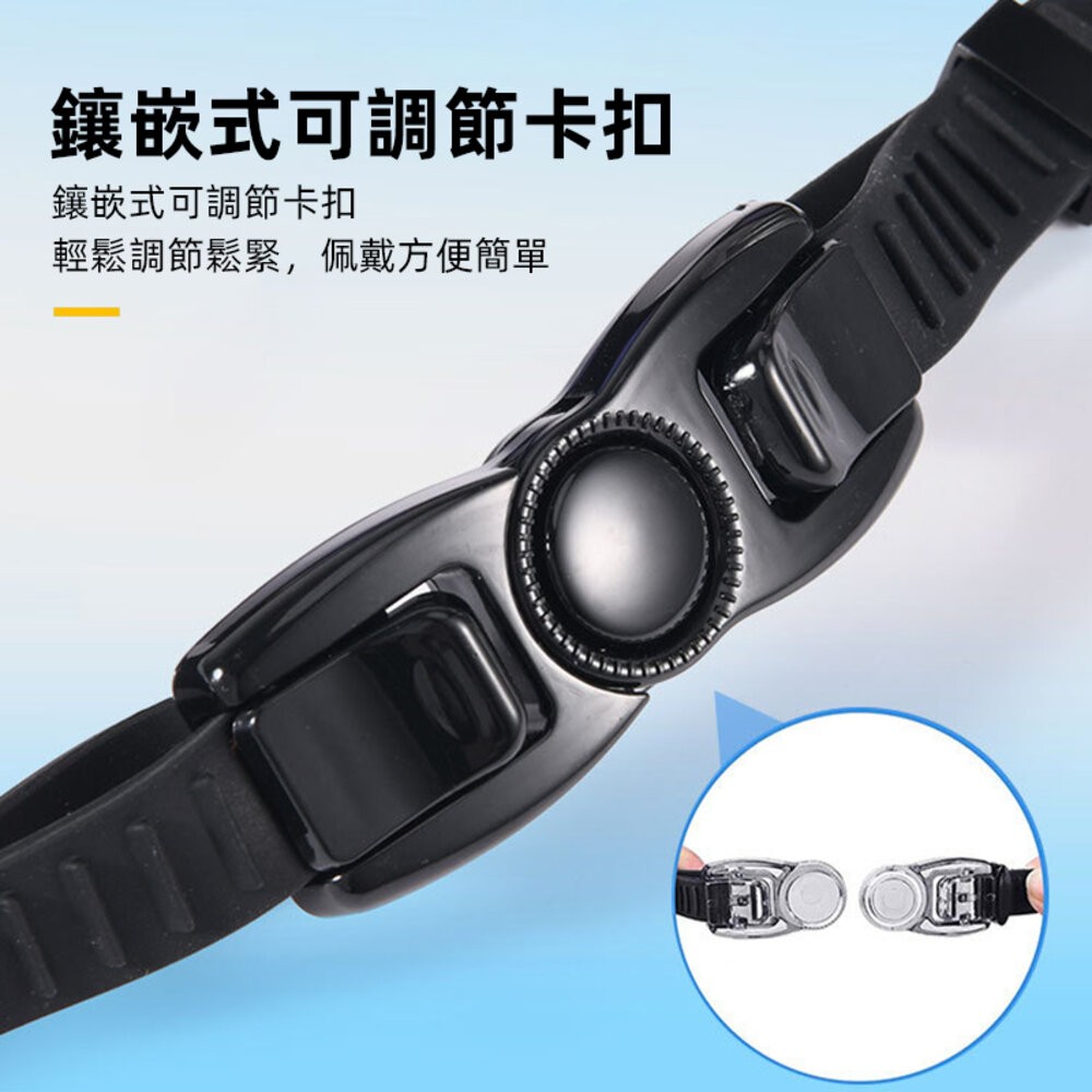 【台灣發貨】男女成人高清電鍍防霧蛙鏡【N131】-細節圖4