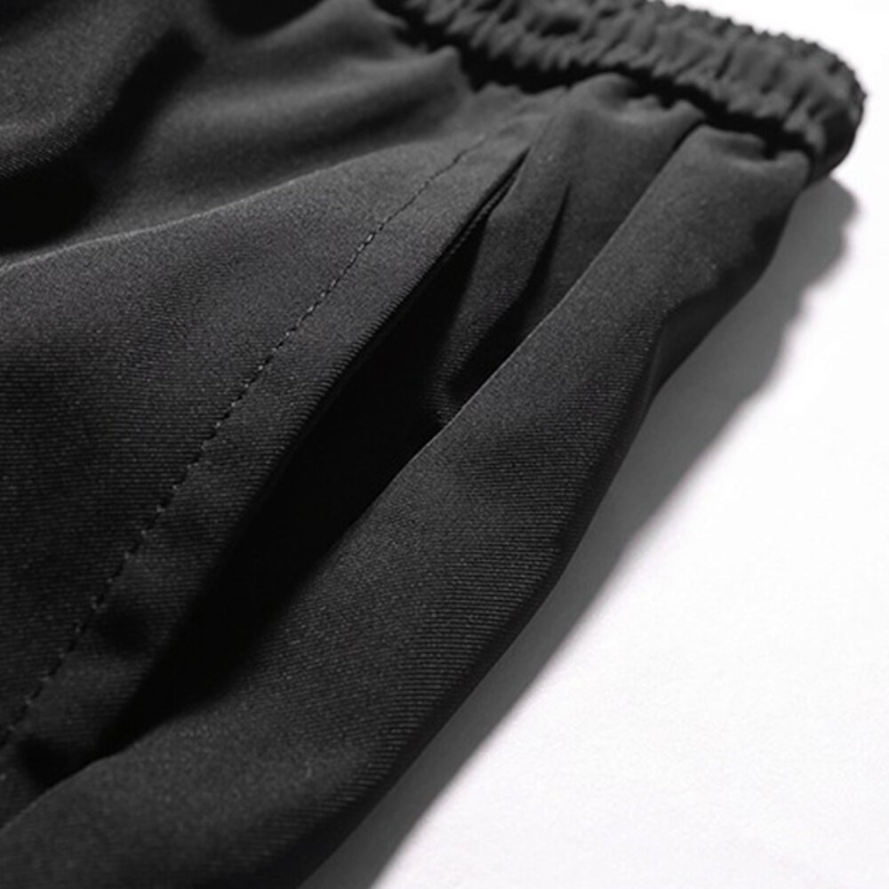 【台灣發貨】韓版寬鬆薄款休閒多口袋束腳工作褲 寬褲 褲子 男裝【P241】-細節圖8