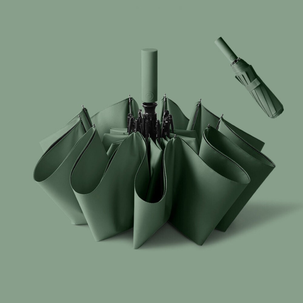 【台灣發貨】韓版奶油色系全自動雨傘【N124】-細節圖4