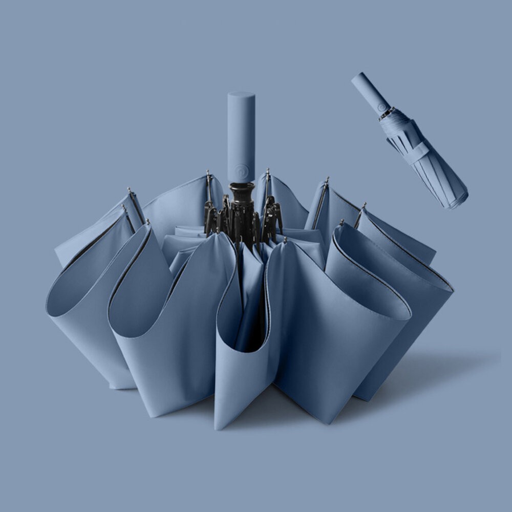 【台灣發貨】韓版奶油色系全自動雨傘【N124】-細節圖6