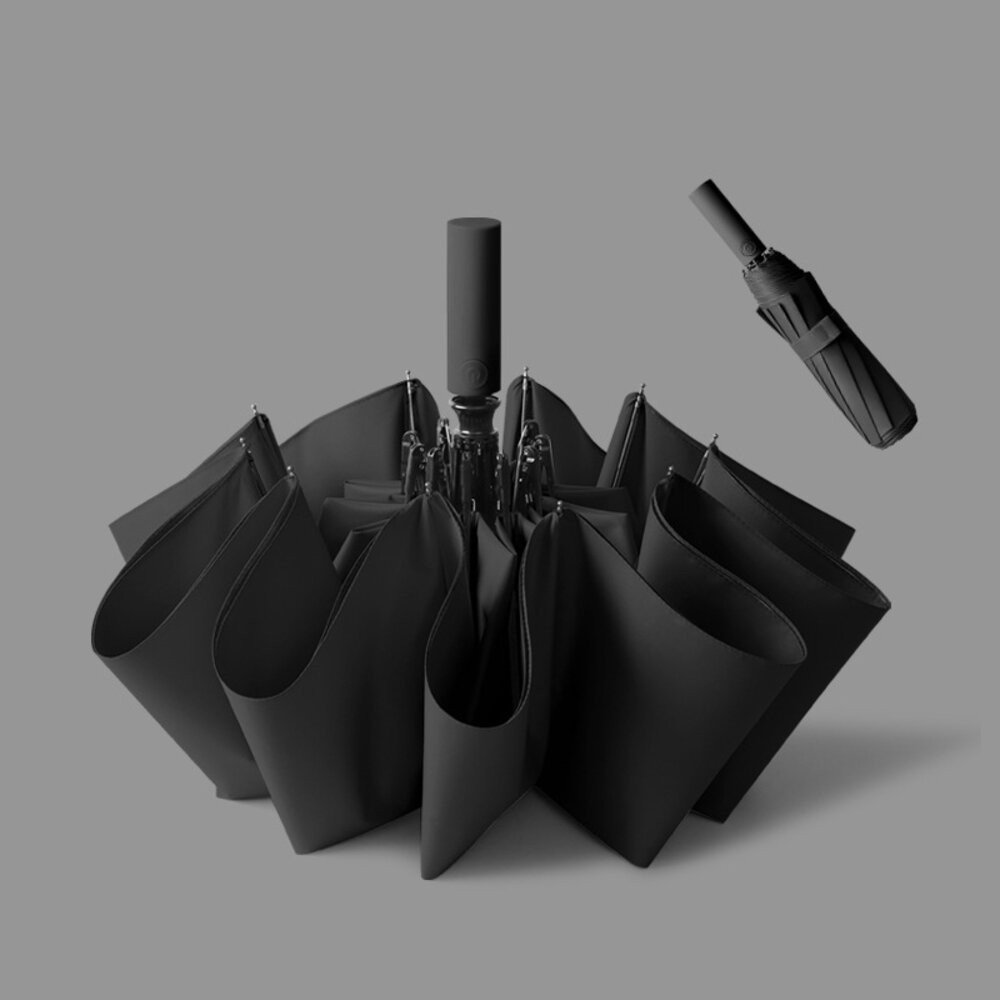 【台灣發貨】韓版奶油色系全自動雨傘【N124】-細節圖7