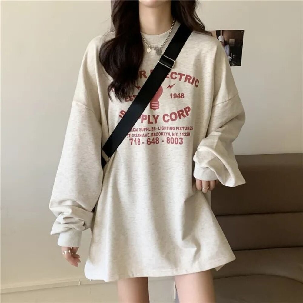 【台灣發貨】韓版字母寬鬆連衣裙 連身裙 吊帶裙 吊帶褲 女裝【W370】-細節圖3