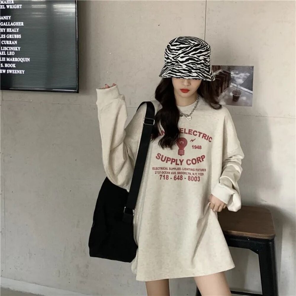 【台灣發貨】韓版字母寬鬆連衣裙 連身裙 吊帶裙 吊帶褲 女裝【W370】-細節圖4