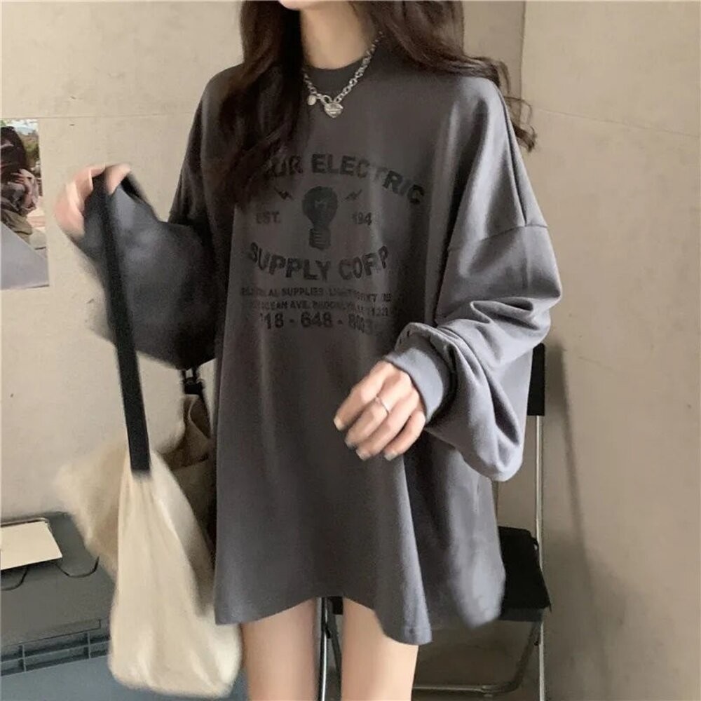 【台灣發貨】韓版字母寬鬆連衣裙 連身裙 吊帶裙 吊帶褲 女裝【W370】-細節圖8