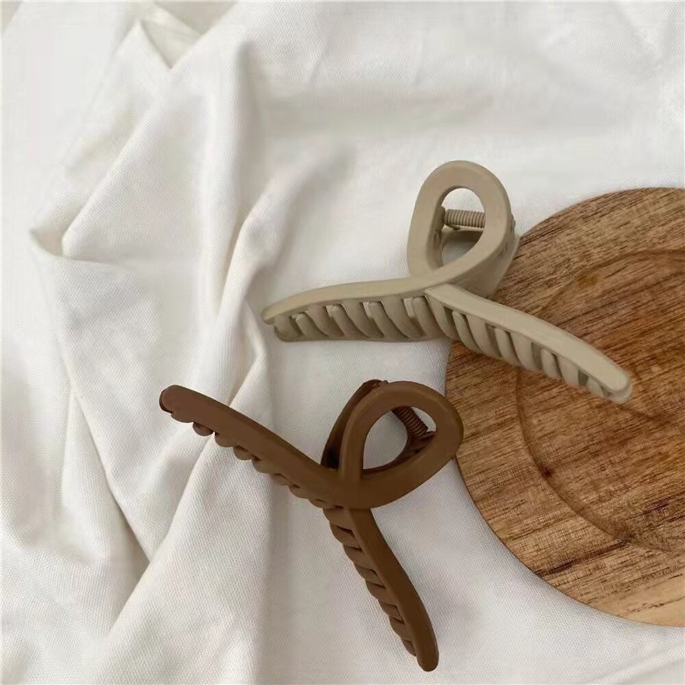 【台灣發貨】韓版磨砂霧面氣質髮夾【N106】-細節圖3