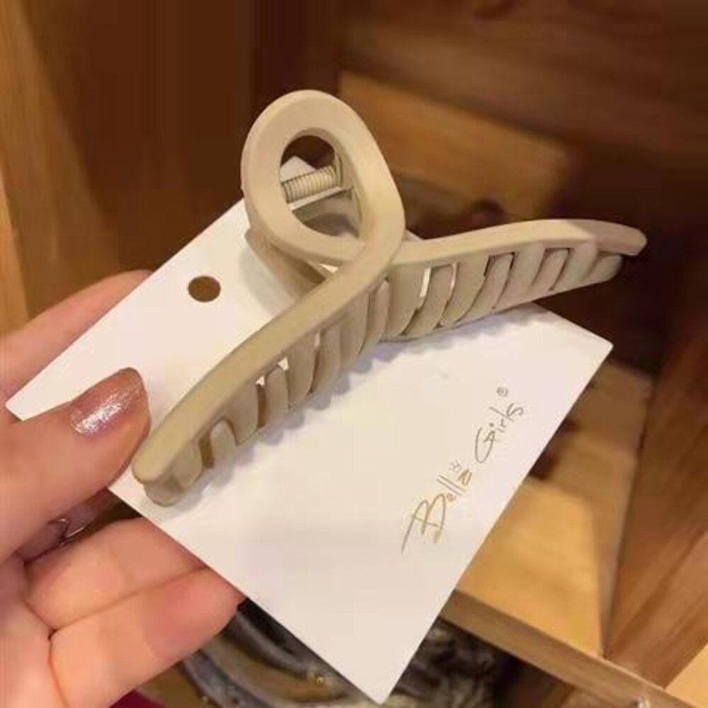 【台灣發貨】韓版磨砂霧面氣質髮夾【N106】-細節圖5