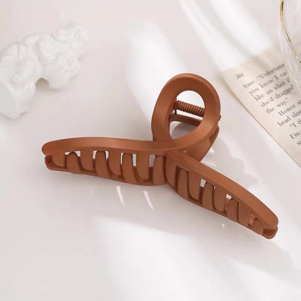 【台灣發貨】韓版磨砂霧面氣質髮夾【N106】-細節圖8