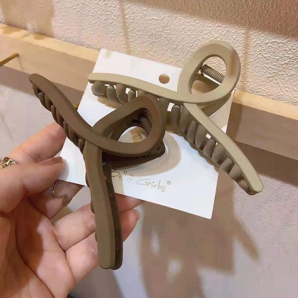 【台灣發貨】韓版磨砂霧面氣質髮夾【N106】-細節圖9