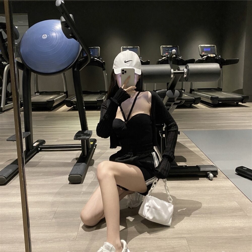 【台灣發貨】韓版V領長袖針織外套 外套 防曬外套 女裝 上衣 衣服 【J129】-細節圖7