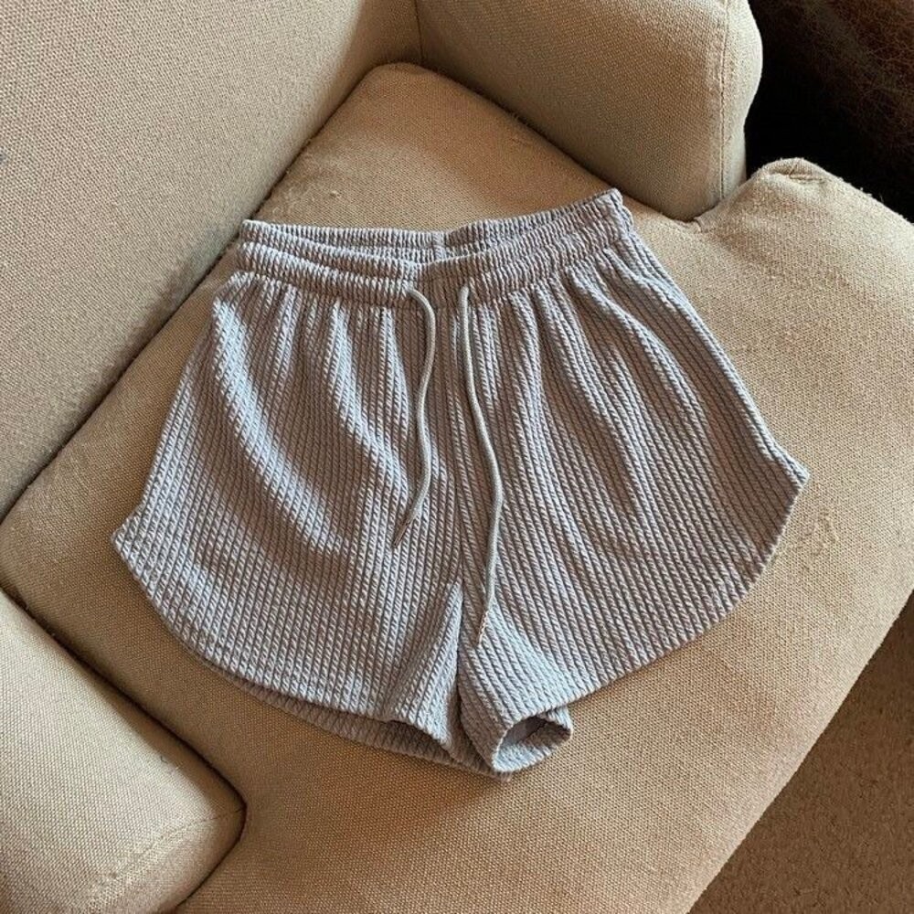 【台灣發貨】韓版高腰寬鬆休閒運動短褲 短褲 褲子 女裝【P191】-規格圖9