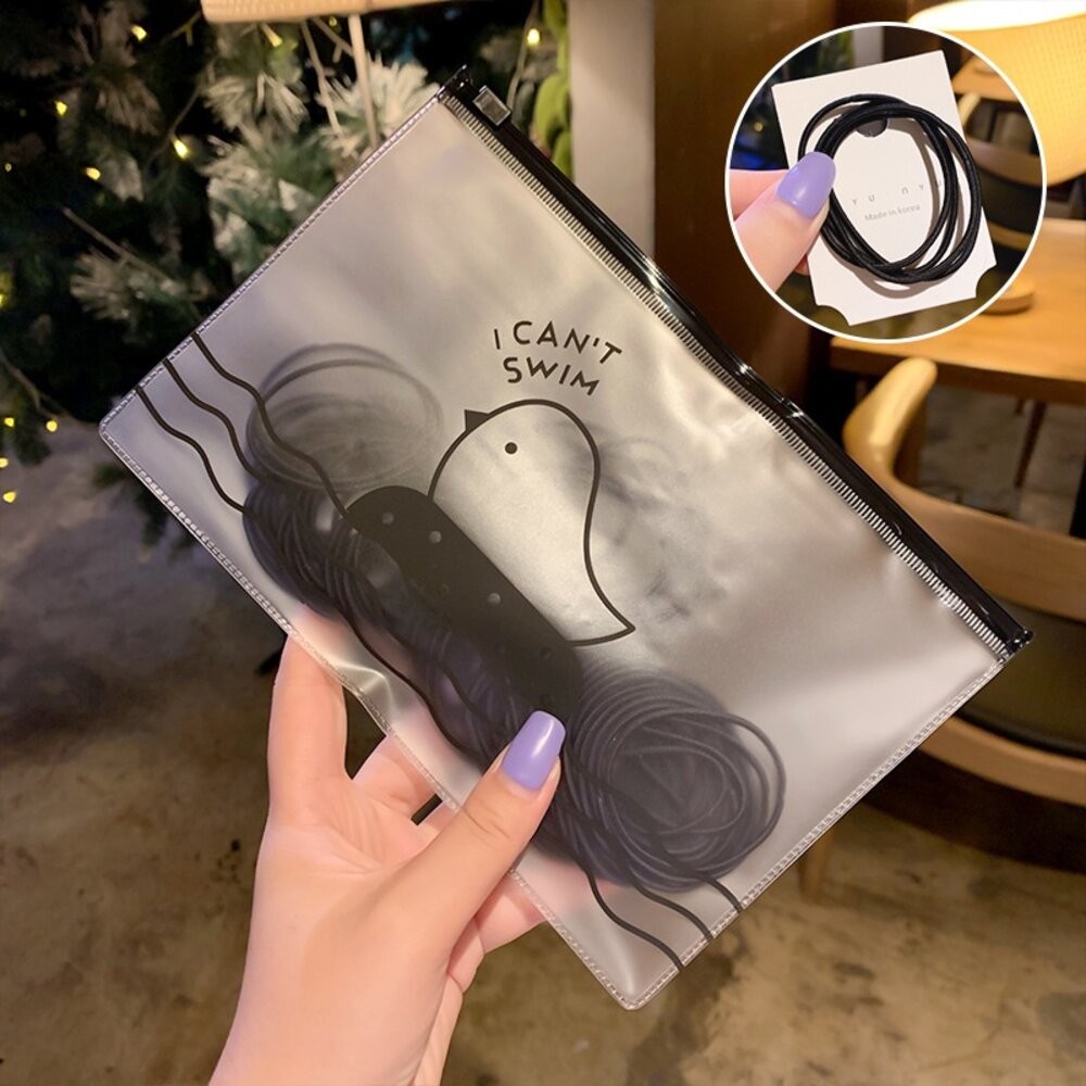 【台灣發貨】韓版高彈性簡約小圈細款髮圈【N71】-細節圖2