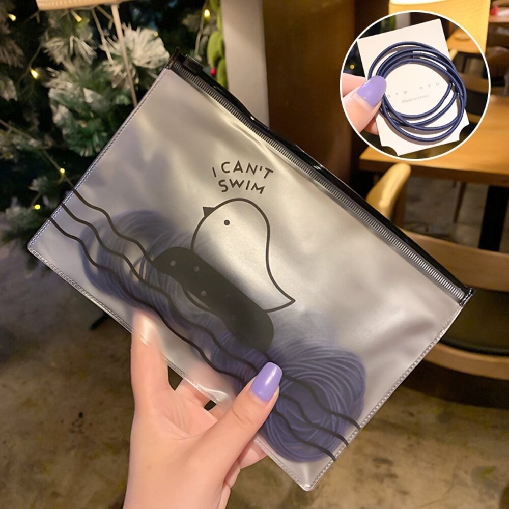 【台灣發貨】韓版高彈性簡約小圈細款髮圈【N71】-細節圖3