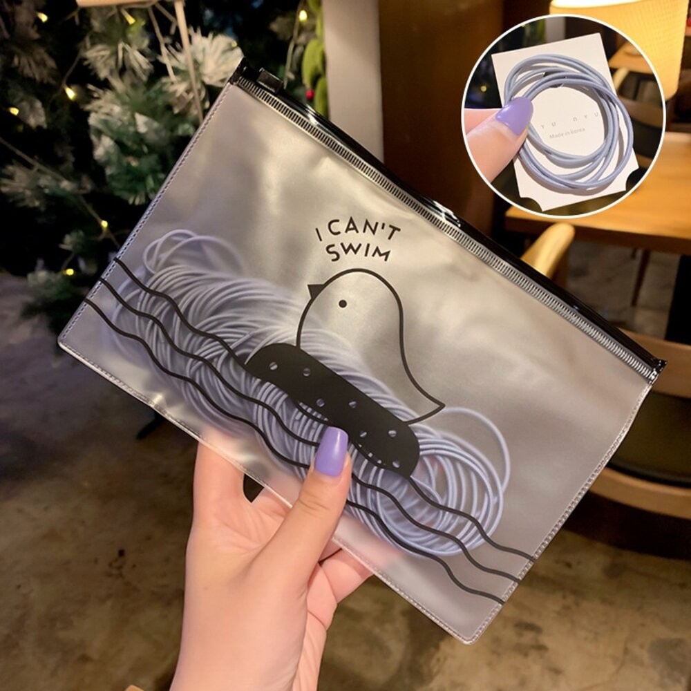 【台灣發貨】韓版高彈性簡約小圈細款髮圈【N71】-細節圖4