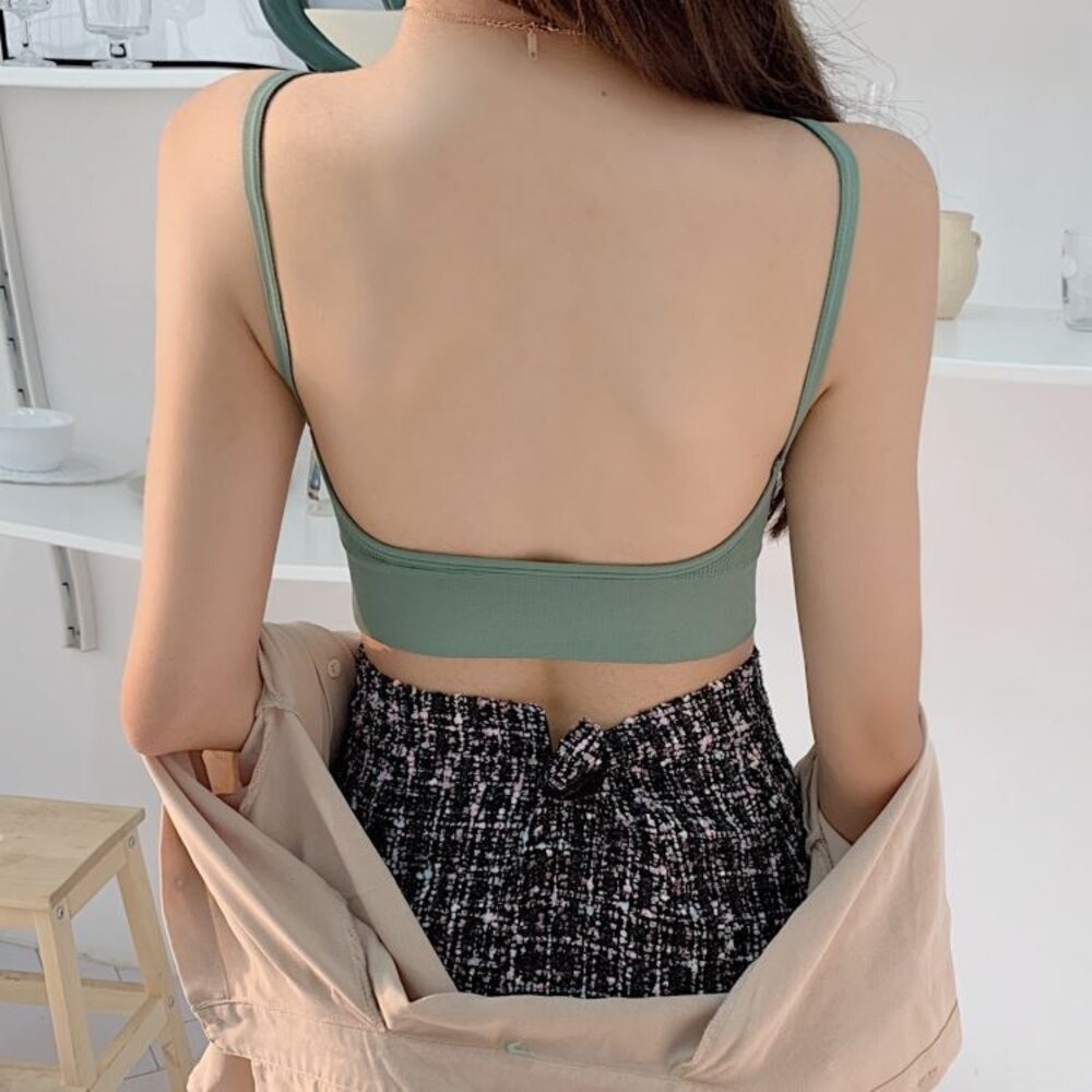 【台灣發貨】大U美背內衣 小可愛 背心 衣服 女裝 上衣【V92】-細節圖3