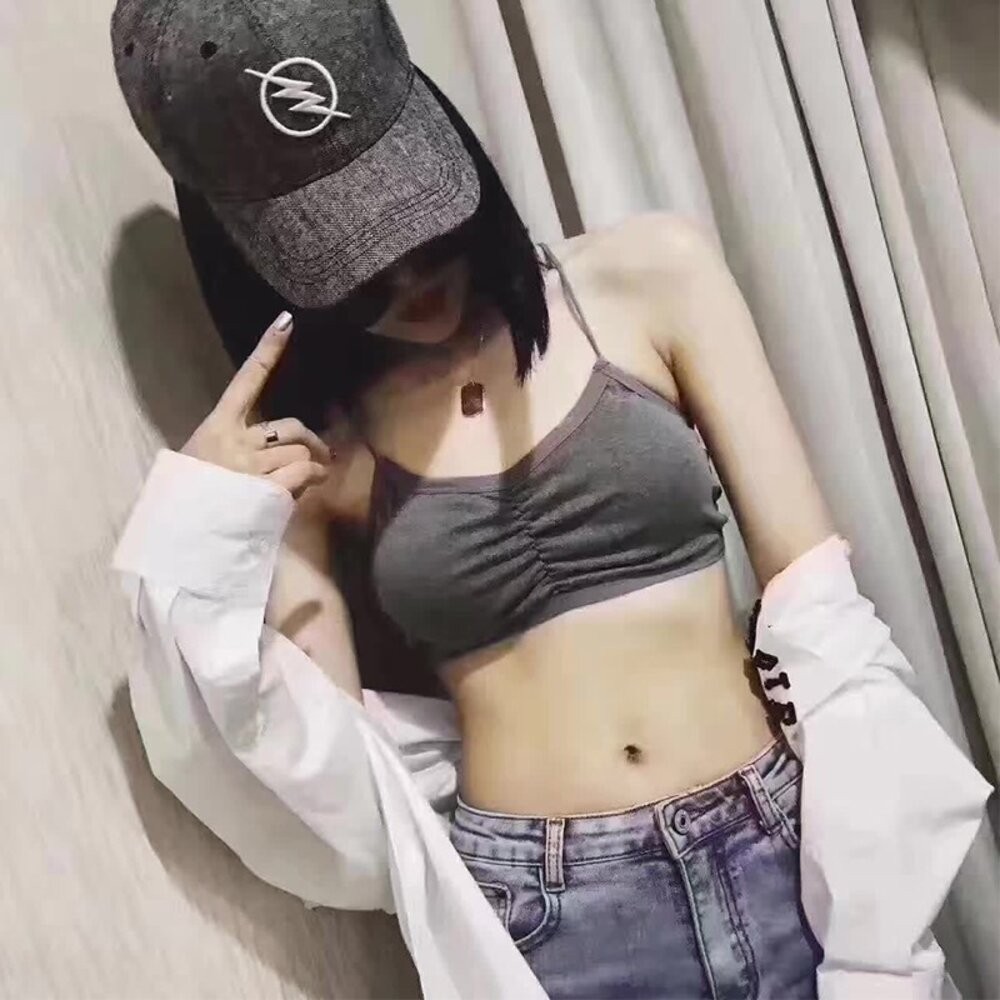 【台灣發貨】免穿內衣 好穿美背交叉彈力小可愛V54 小可愛 背心 衣服 女裝 上衣【V49】-細節圖6