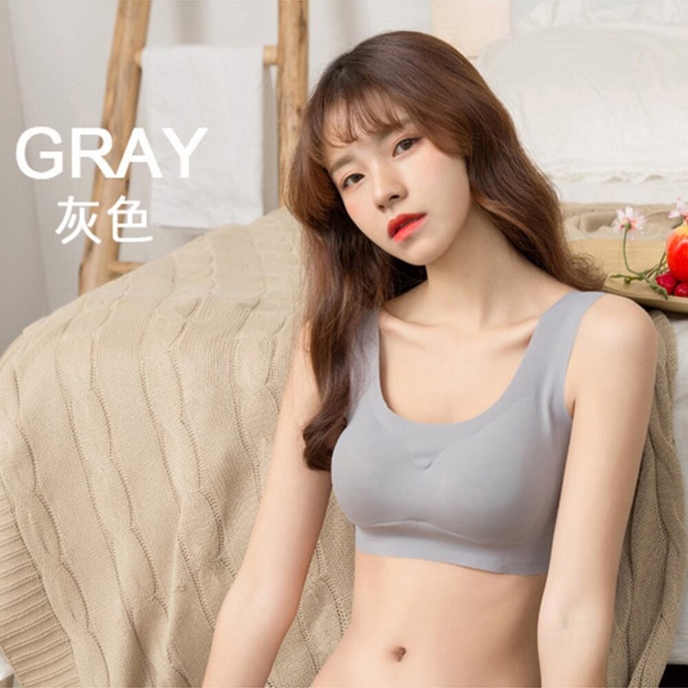 【台灣發貨】日系一片式冰絲涼感無痕運動睡眠背心【V109】-細節圖7