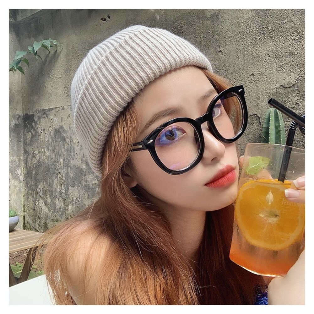 網友狂推 素面短毛帽 短毛帽 短版毛帽 瓜皮帽 毛帽 針織帽 毛線針織帽 地主帽 瓜皮帽-細節圖5
