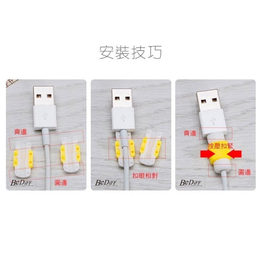 【台灣發貨】IPhone i線套 充電線 iPad 傳輸線保護套 傳輸線線套 完美密合保護-細節圖5