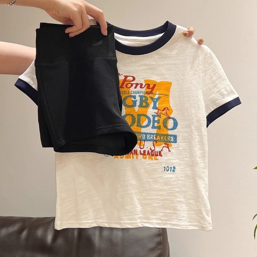 【台灣發貨】韓版高腰顯瘦灰色運動短褲 短褲 褲子 女裝【P399】-細節圖9