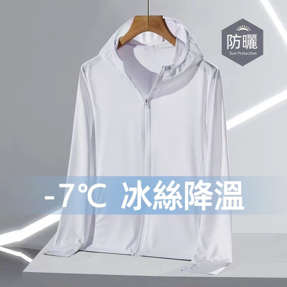 【台灣發貨】韓版夏季薄款輕薄透氣冰絲防曬外套 外套 防曬外套 男裝 上衣 衣服【J283】-細節圖6