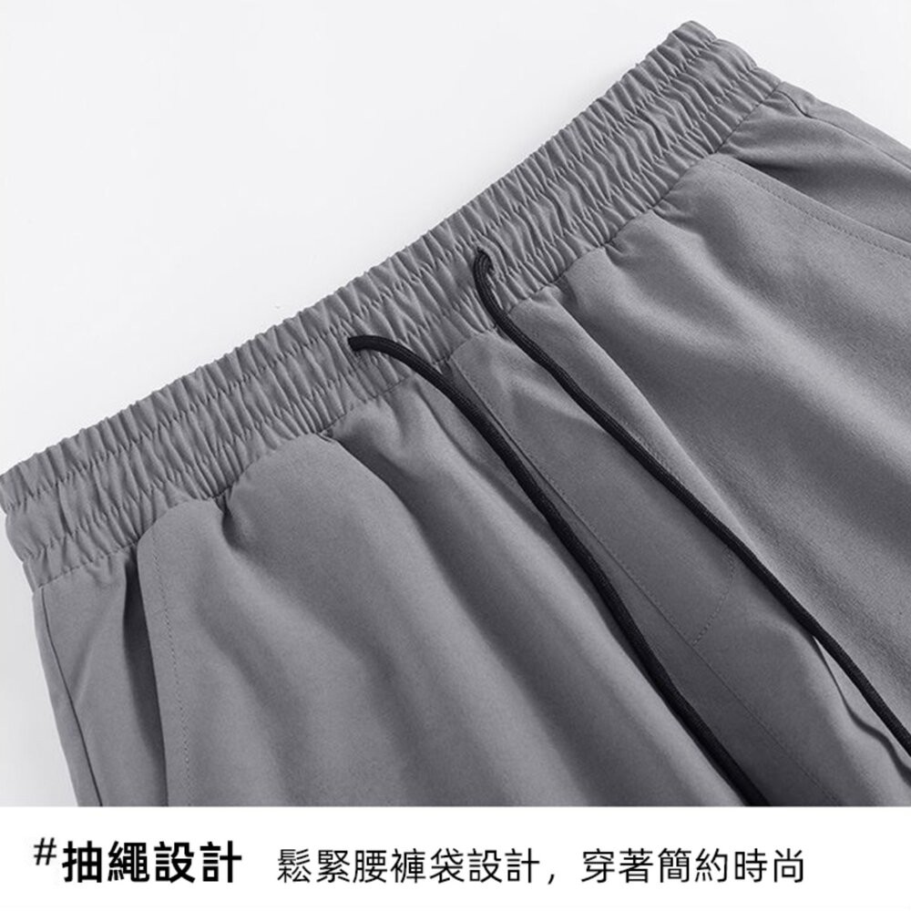 【台灣發貨】韓版寬鬆速乾運動短褲 短褲 褲子 男裝【P260】-細節圖9