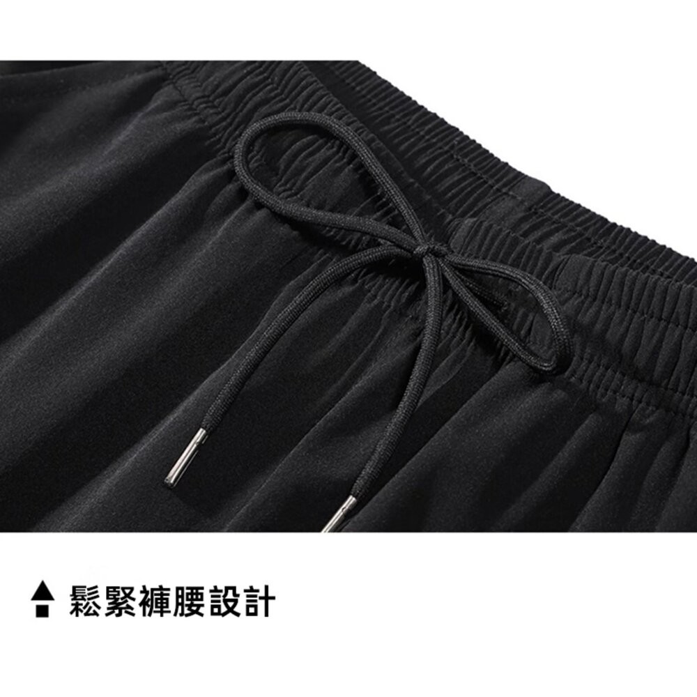 【台灣發貨】韓版夏季薄款寬鬆運動長褲 寬褲 褲子 男裝【P268】-細節圖9
