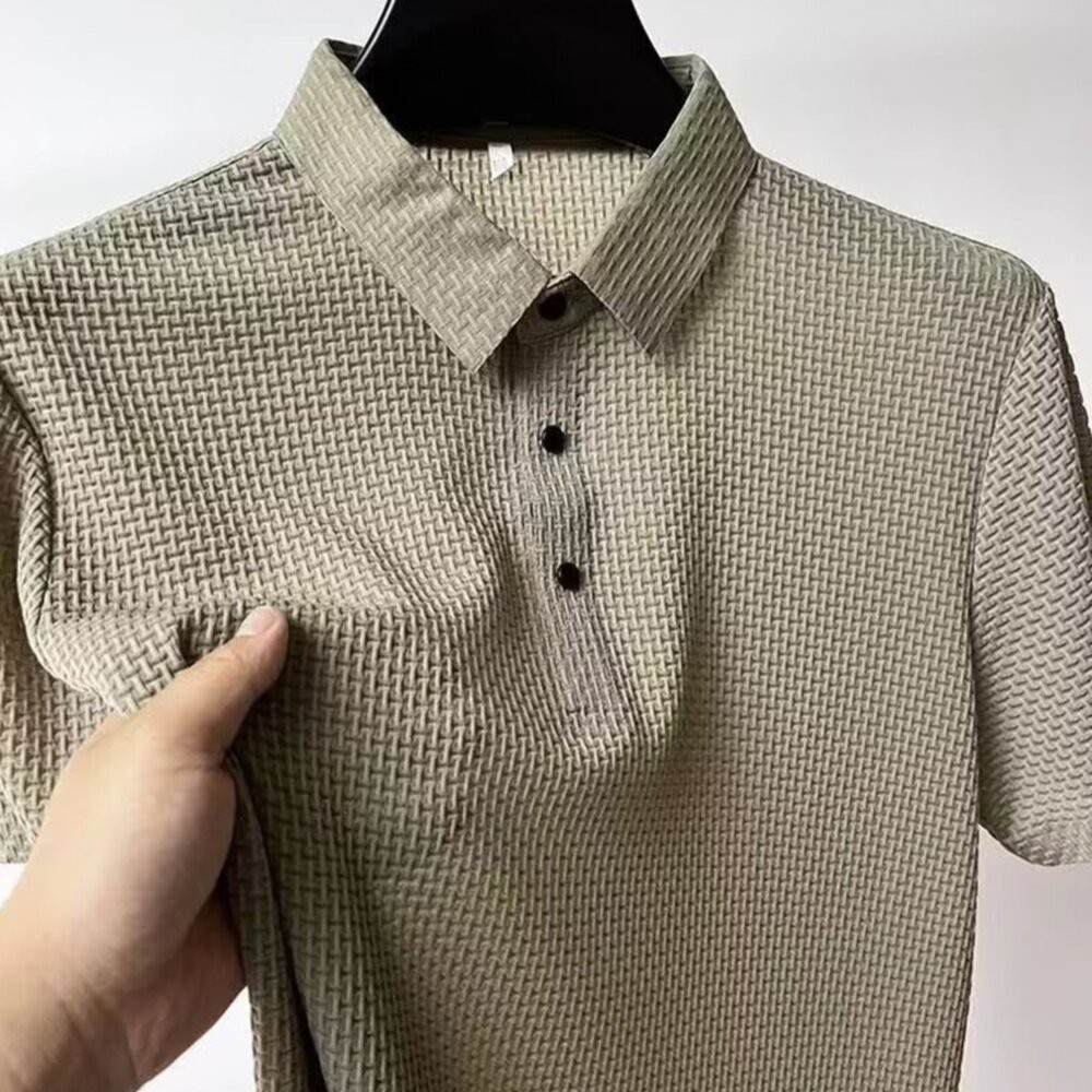 【台灣發貨】韓版翻領休閒透氣短袖上衣 衣服 女裝 t恤 短袖t恤 上衣【T665】-細節圖5