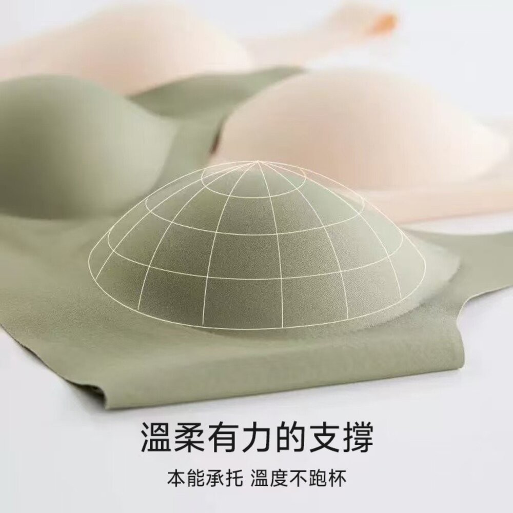 【台灣發貨】韓版無痕舒適一體成型無鋼圈內衣 小可愛 背心 衣服 女裝 上衣【V466】-細節圖7