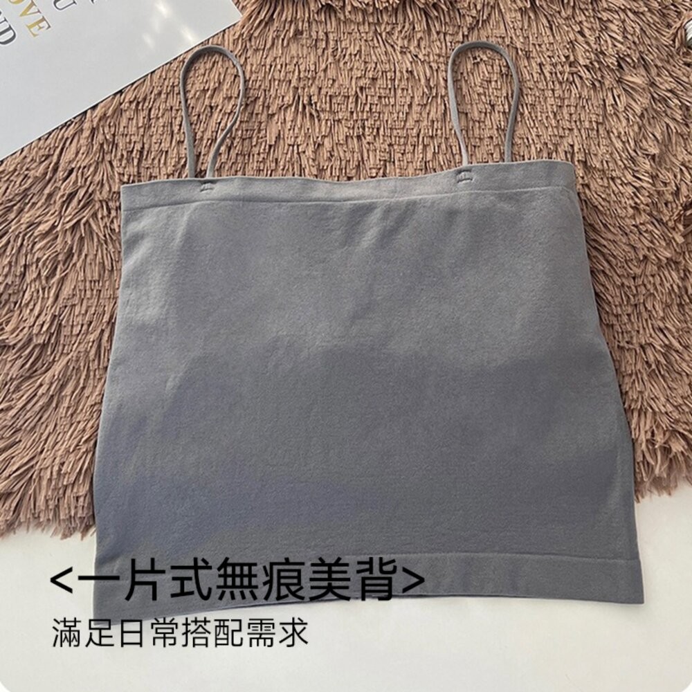 【台灣發貨】韓版內搭打底吊帶平口背心 小可愛 背心 衣服 女裝 上衣【V154】-細節圖8