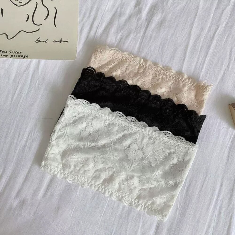 【台灣發貨】韓版蕾絲花邊防走光背心 帶胸墊免穿內衣 小可愛 背心 衣服 女裝 上衣【V471】-細節圖5