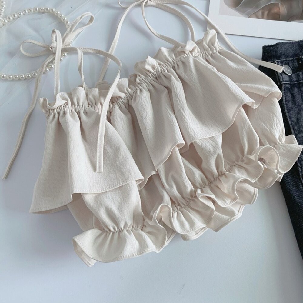 【台灣發貨】韓版夏季氣質顯瘦短版背心 小可愛 背心 衣服 女裝 上衣【V478】-細節圖9