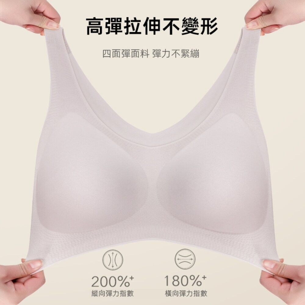 【台灣發貨】韓版聚攏無鋼圈美背無痕內衣 小可愛 背心 衣服 女裝 上衣【V466】-細節圖3