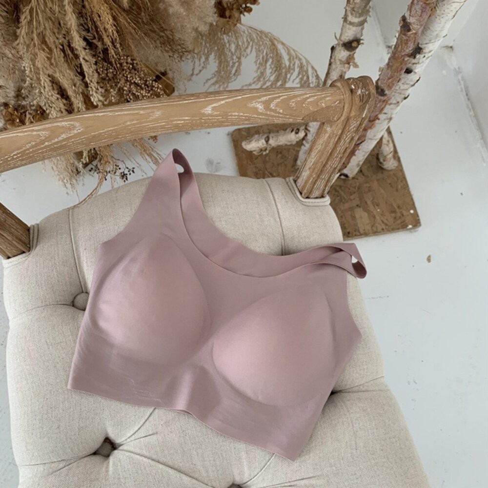 【台灣發貨】韓版聚攏無鋼圈美背無痕內衣 小可愛 背心 衣服 女裝 上衣【V466】-細節圖8