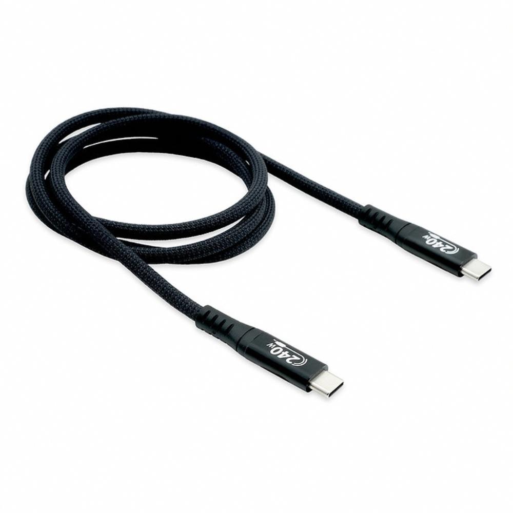 PERFEKT USB-C Pro專業級充電傳輸線(合金)太空黑 240W PD C to C 蘋果三星安卓電腦-細節圖5