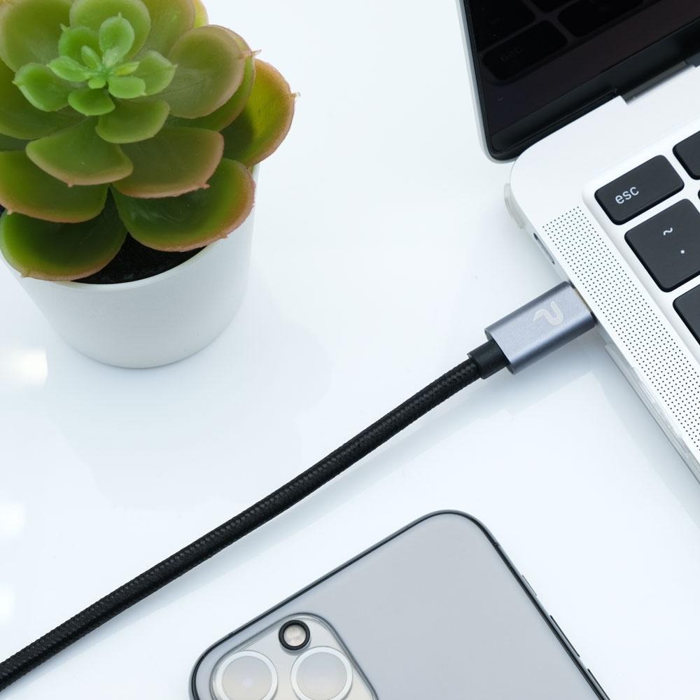 PERFEKT USB-C To HDMI 4k60Hz影音轉接編織線2M手機平板iPhone iPad Samsung-細節圖6