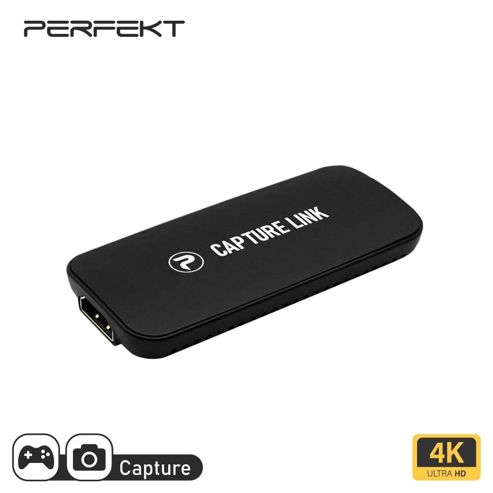 PERFEKT HDMI轉USB影像擷取卡 USB 擷取盒 4K 迷你影像擷取卡 直播 適用 PS5 筆電 電腦 相機-細節圖7