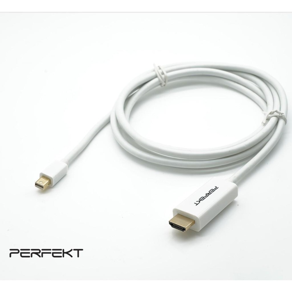 PERFEKT Mini DP轉HDMI傳輸線 Mini Displayport to HDMI 延長線 DP 線 現貨-細節圖5