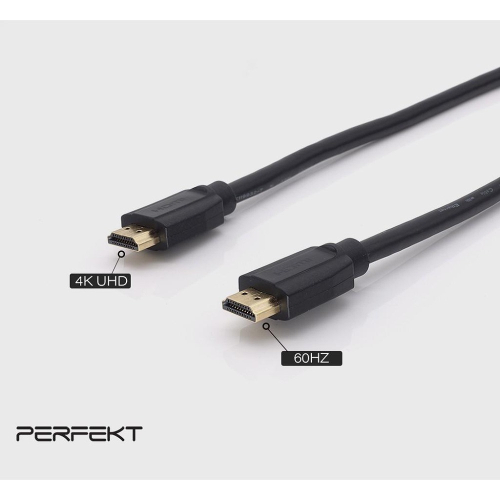 PERFEKT HDMI線 傳輸線 延長線 HDMI 2.0 4K 訊號線 3米 適用 電視 螢幕 電腦 台灣 現貨-細節圖4